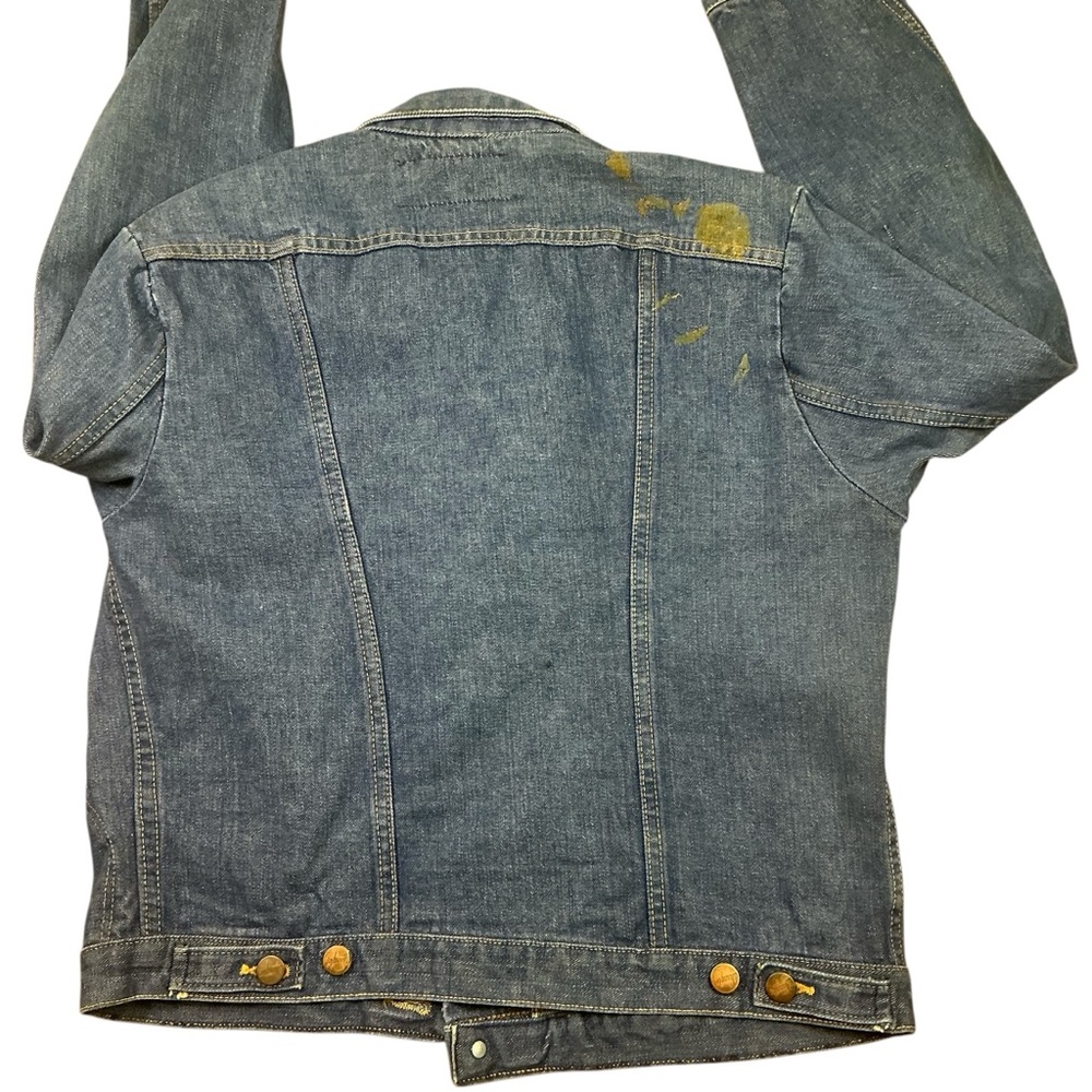 Vintage 60s Wrangler Selvedge button front denim jacket SZ Small USA made - Picture 8 of 10